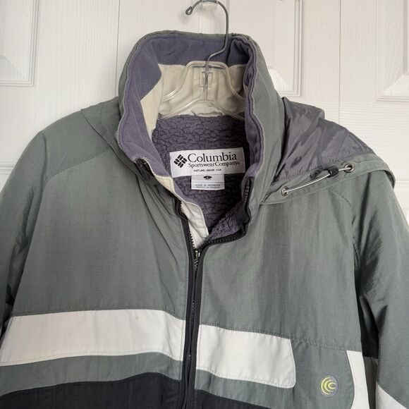 Columbia Convert Jacket Men’s Large Green Black - Picture 14 of 16